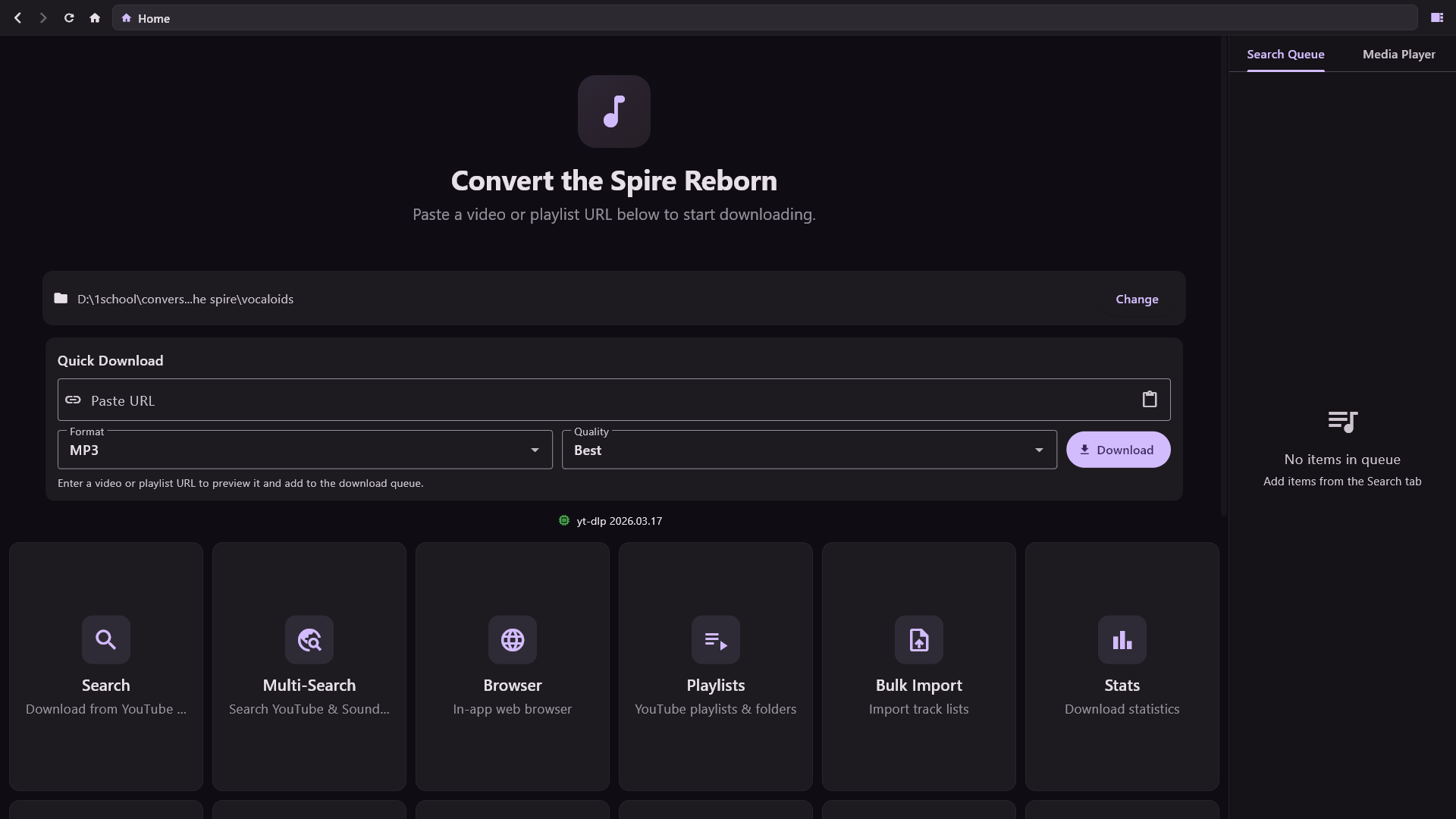 Project preview for Convert The Spire Reborn